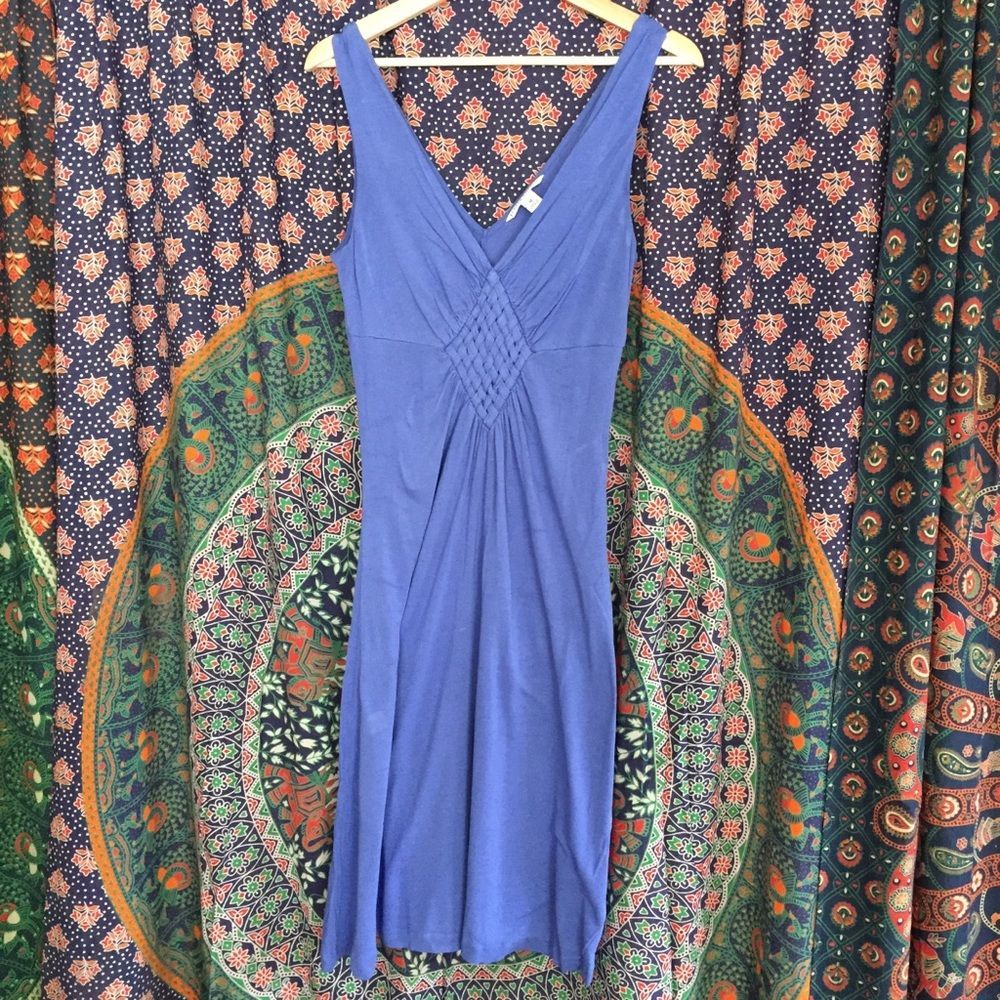 Banana Republic Macramé Sleeveless T-shirt Dress